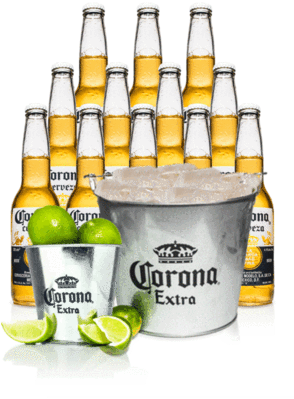 Ofertas De Pack Corona Experience - Custom Blue Led Light Up Buckets For Ice & Drinks (293x600), Png Download