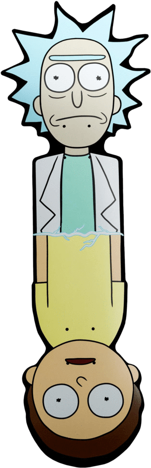 Primitive Rick And Morty Cruiser Deck - Rick And Morty X Primitive (1024x1024), Png Download