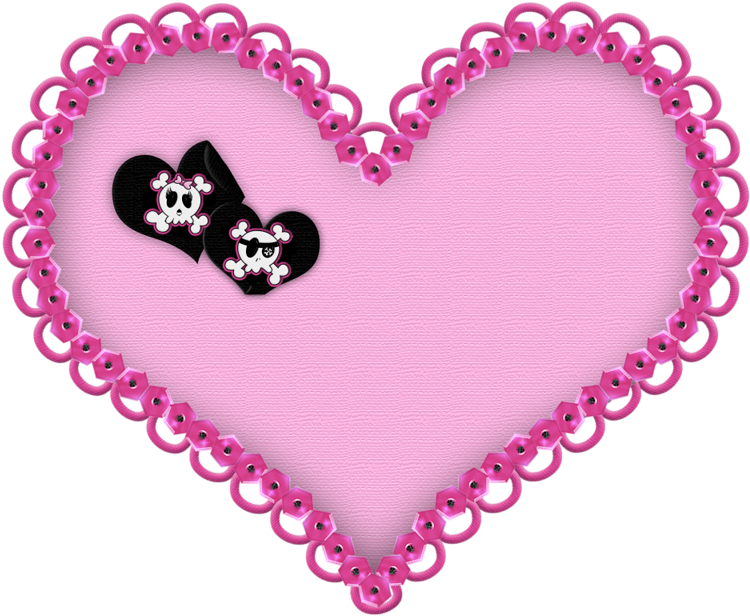 Lacarolita Funky Punky Key - Heart (800x647), Png Download