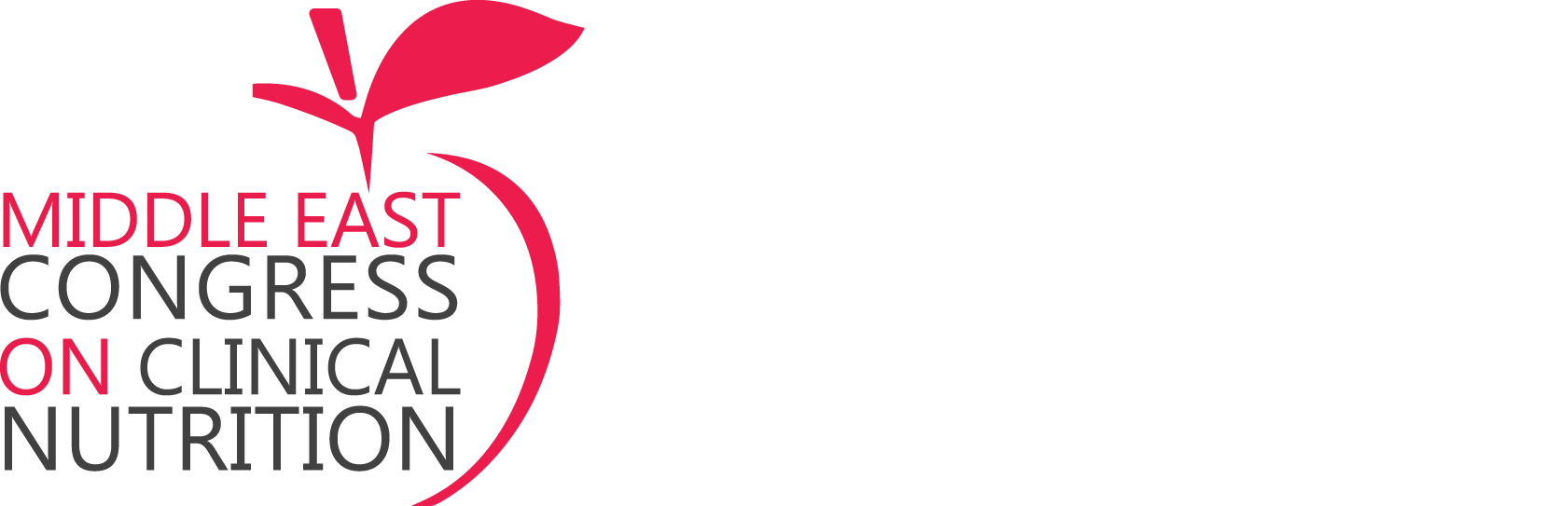 Middle East Congress On Clinical Nutrition (1681x543), Png Download