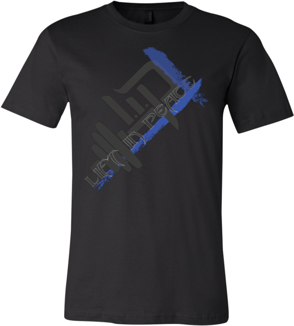 Lip Blue Smear T-shirt - Honor-service-sacrifice Veteran In Memory Of Our Fallen (1155x1155), Png Download