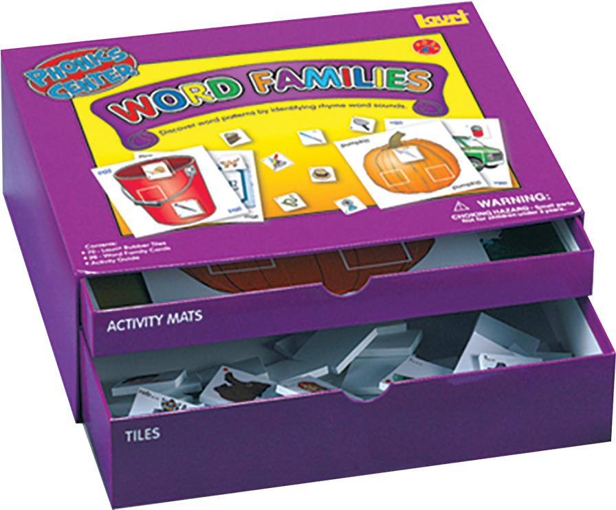 Phonics Center™ Word Families - Lauri Toys Phonics Center Kit-word Families (1000x1000), Png Download