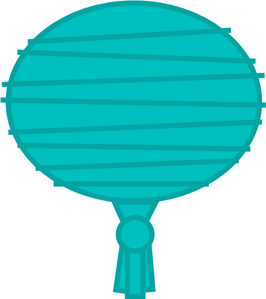 Paper Lantern Clipart Chinese Lantern - Paper Lantern Clipart (540x597), Png Download