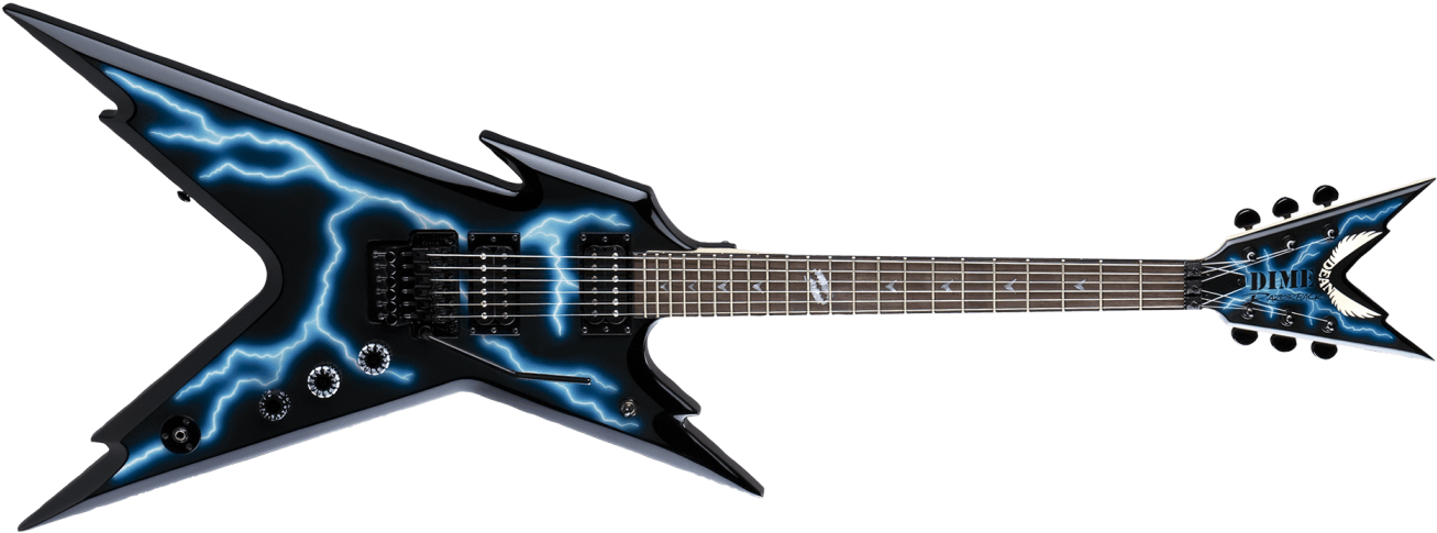 Dean Razorback Lightning Bolt (1400x1000), Png Download