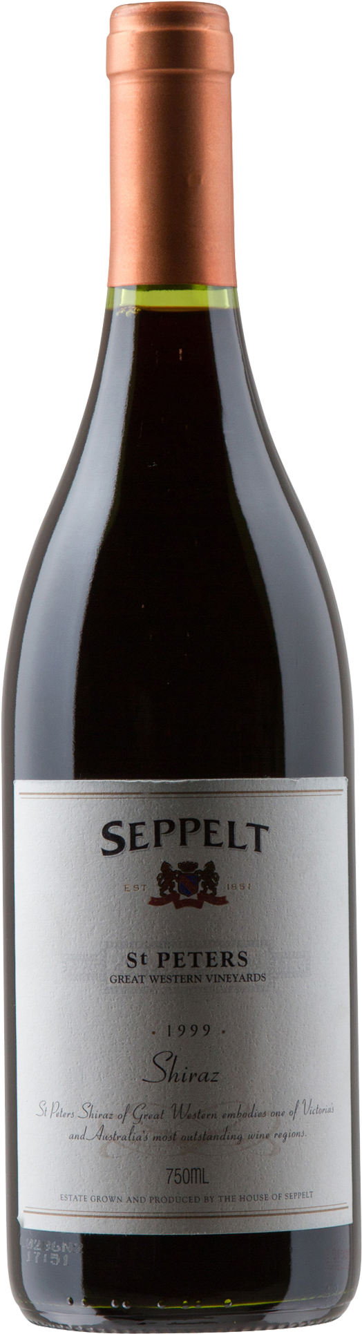 Seppelt St Peters Great Western Shiraz 1999 - Cazes Alter (1600x2000), Png Download