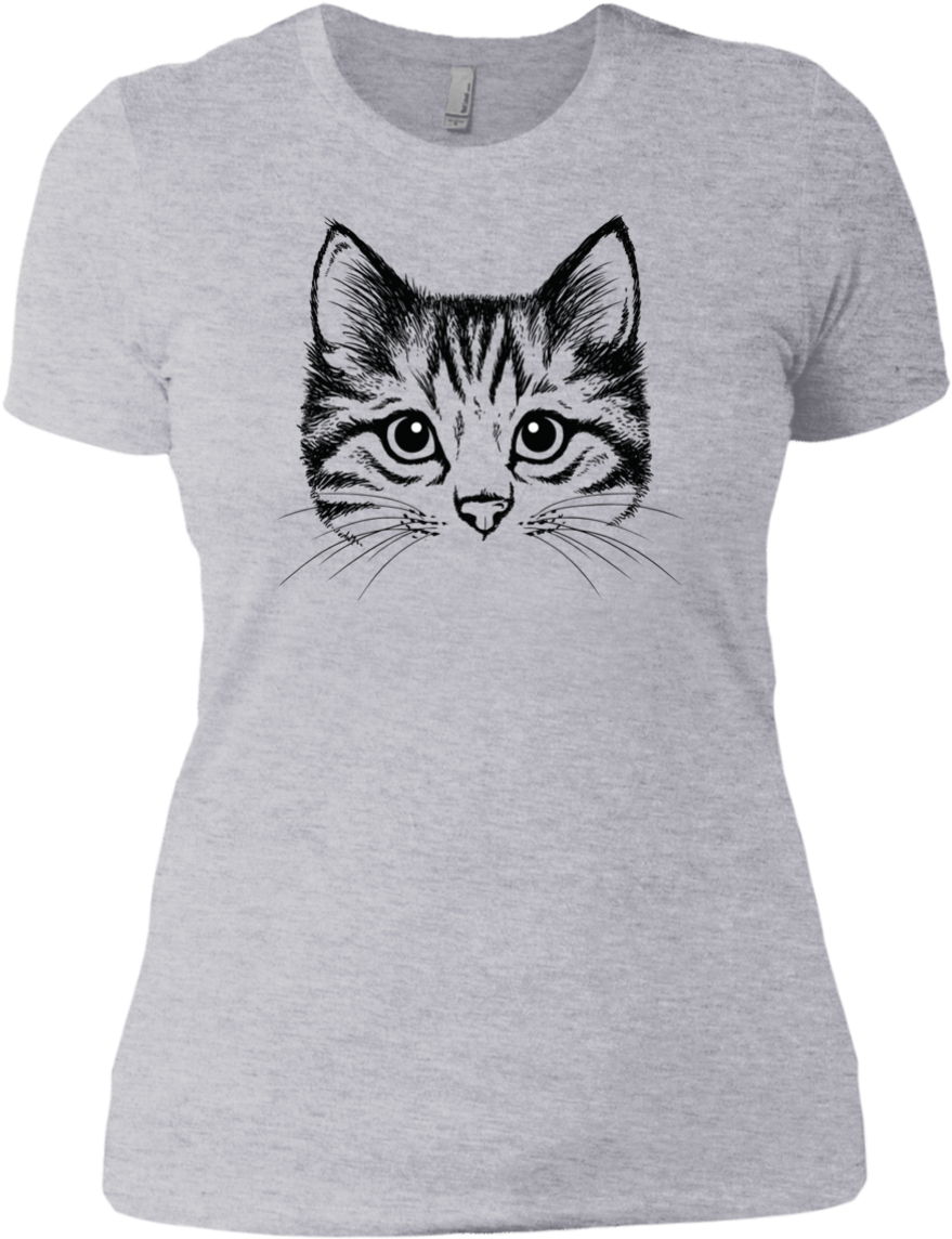 Kitten's Innocent Face Women's Tshirt - Meowy Christmas Merry Cat Kitten Ugly Tablet - Ipad (1155x1155), Png Download