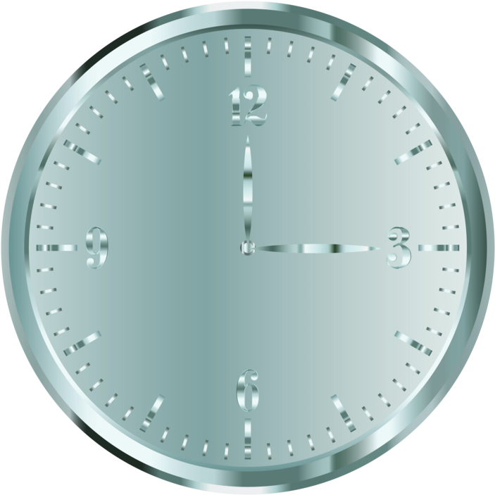 Alarm Clocks Gold Computer Icons Timer - Silver Clock (750x750), Png Download