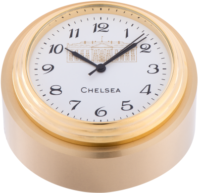 More Views - Chelsea Waterfall Paperweight Clock (700x700), Png Download