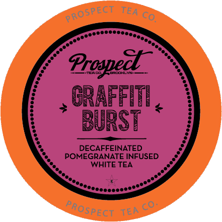 Prospect Tea Graffiti Burst Flavored White Tea, K-cup - Welcome Stranger (612x792), Png Download