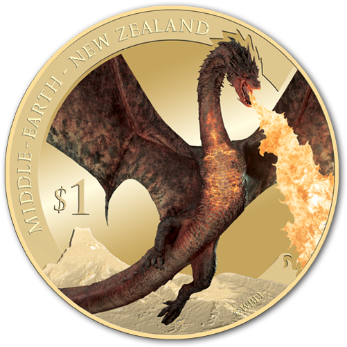 The Battle Of The Five Armies Brilliant Uncirculated - Hobbit: Battle Of Five Armies - Smaug Attack -- All-over (600x600), Png Download