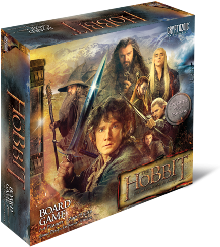 The Desolation Of Smaug - Hobbit The Desolation Of Smaug Board Game (482x500), Png Download