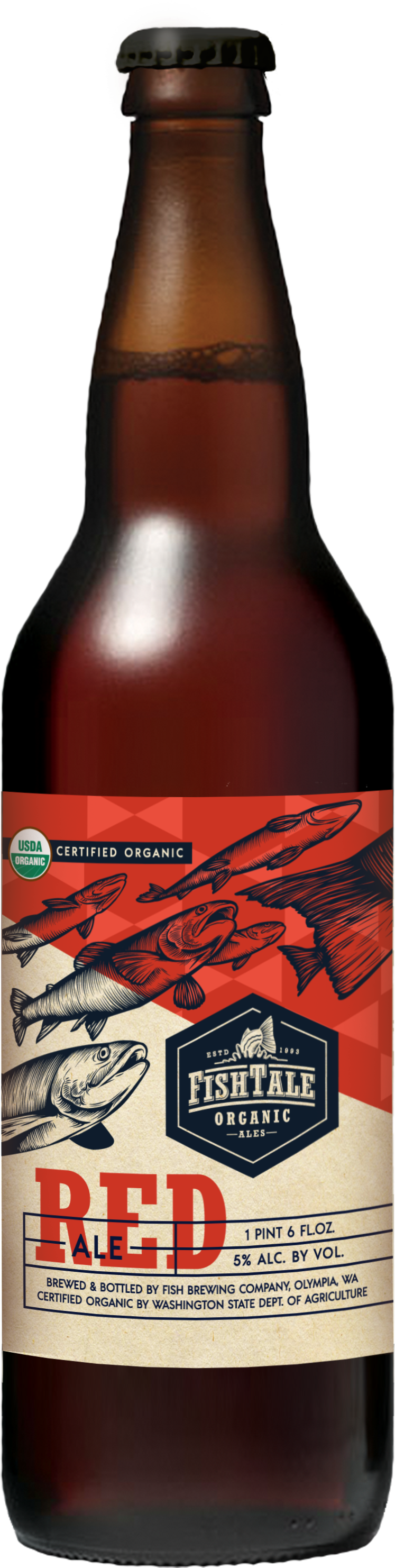 Fish Tale Ales - Beer (1372x3000), Png Download