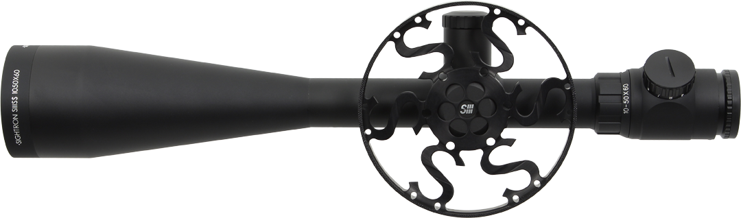 Sightron Siii Series 10-50x60 Field Target Scope Moa - Sightron S3 10 (1080x318), Png Download