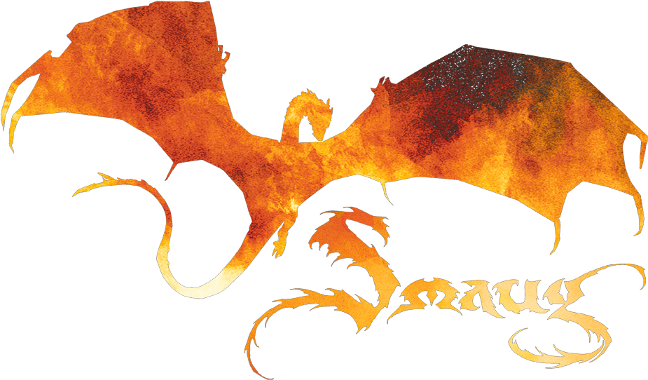 The Hobbit Smaug On Fire Kid's T-shirt - T-shirt (936x689), Png Download