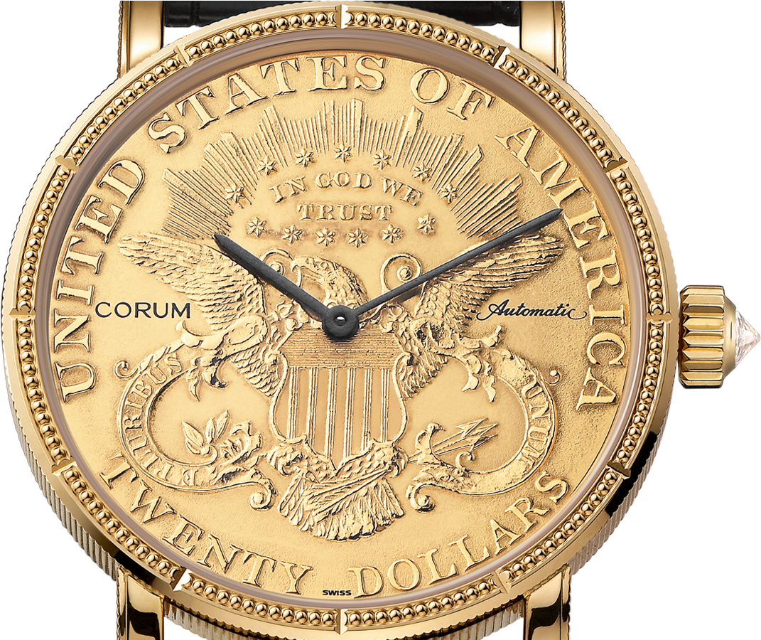 Corum Watch Heritage Artisans 20 Dollar Coin (1599x899), Png Download