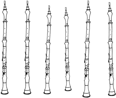 Oboe And Bassoon - Chain Sling Single Leg (412x341), Png Download