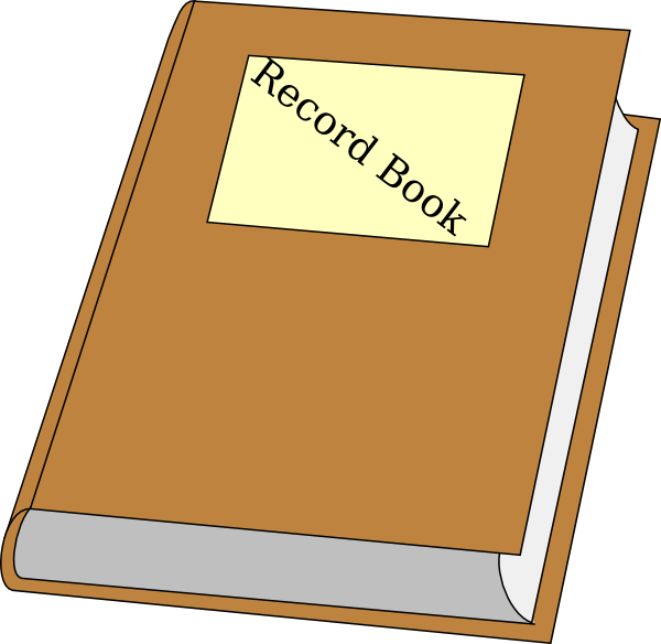 Book Of Records Clipart (600x584), Png Download