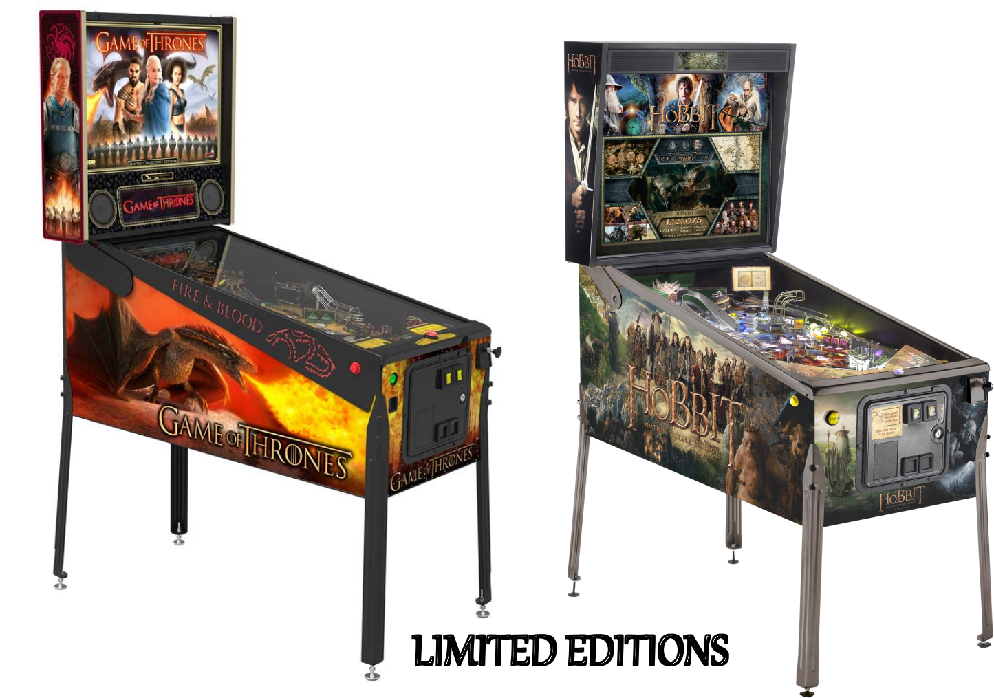 Gothobpinle - Game Of Thrones Limited Edition Pinball Machine (1500x1072), Png Download