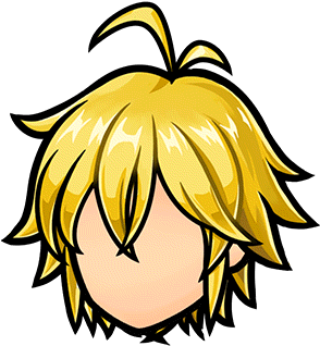 Cosmetic Item-meliodas Hair 001 Render (380x380), Png Download