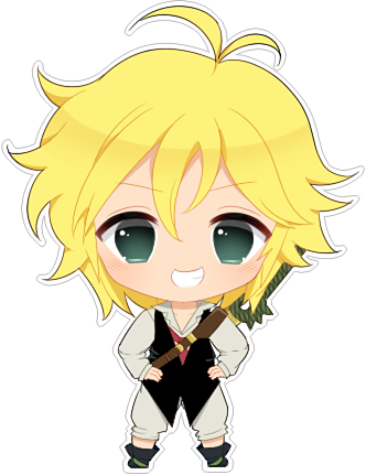 “a Mel Chibi Https - Nanatsu No Taizai Chibi (332x431), Png Download