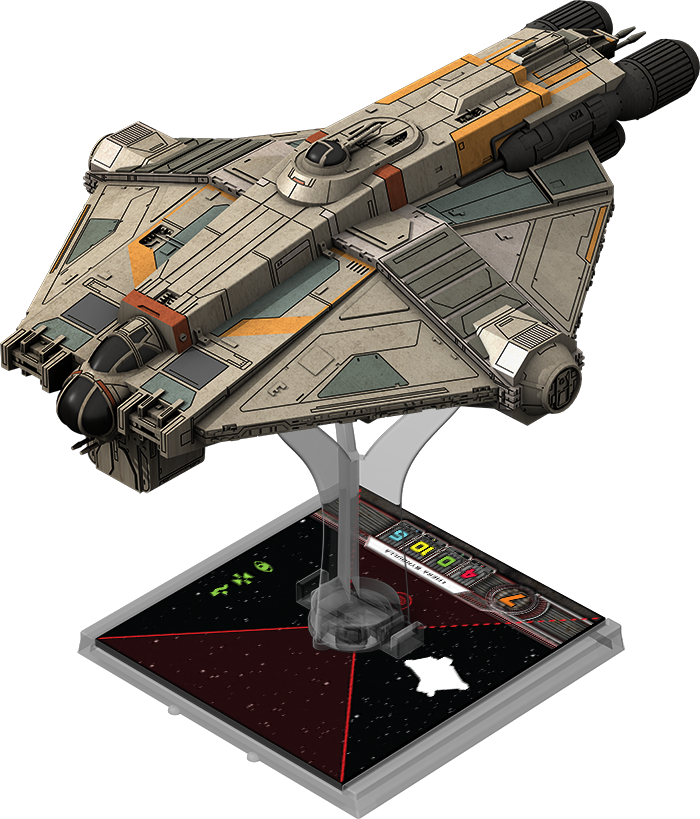 Swx39 Ghost Plastic Right Swx39 Phantom Plastic Right - X Wing Miniatures Ghost (700x819), Png Download