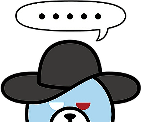Krunk Yg Ygent Kpop Bear Stickers Png - ビックバン Line スタンプ 動く (466x402), Png Download