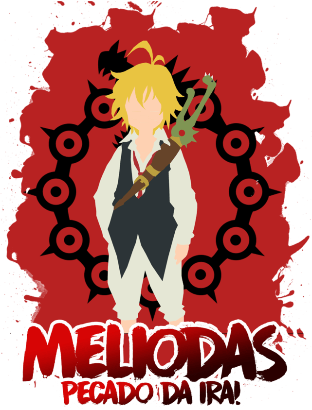 Camisa Manga Longa Meliodas Nanatsu No Taizai - Seven Deadly Sins Meliodas Background (640x905), Png Download