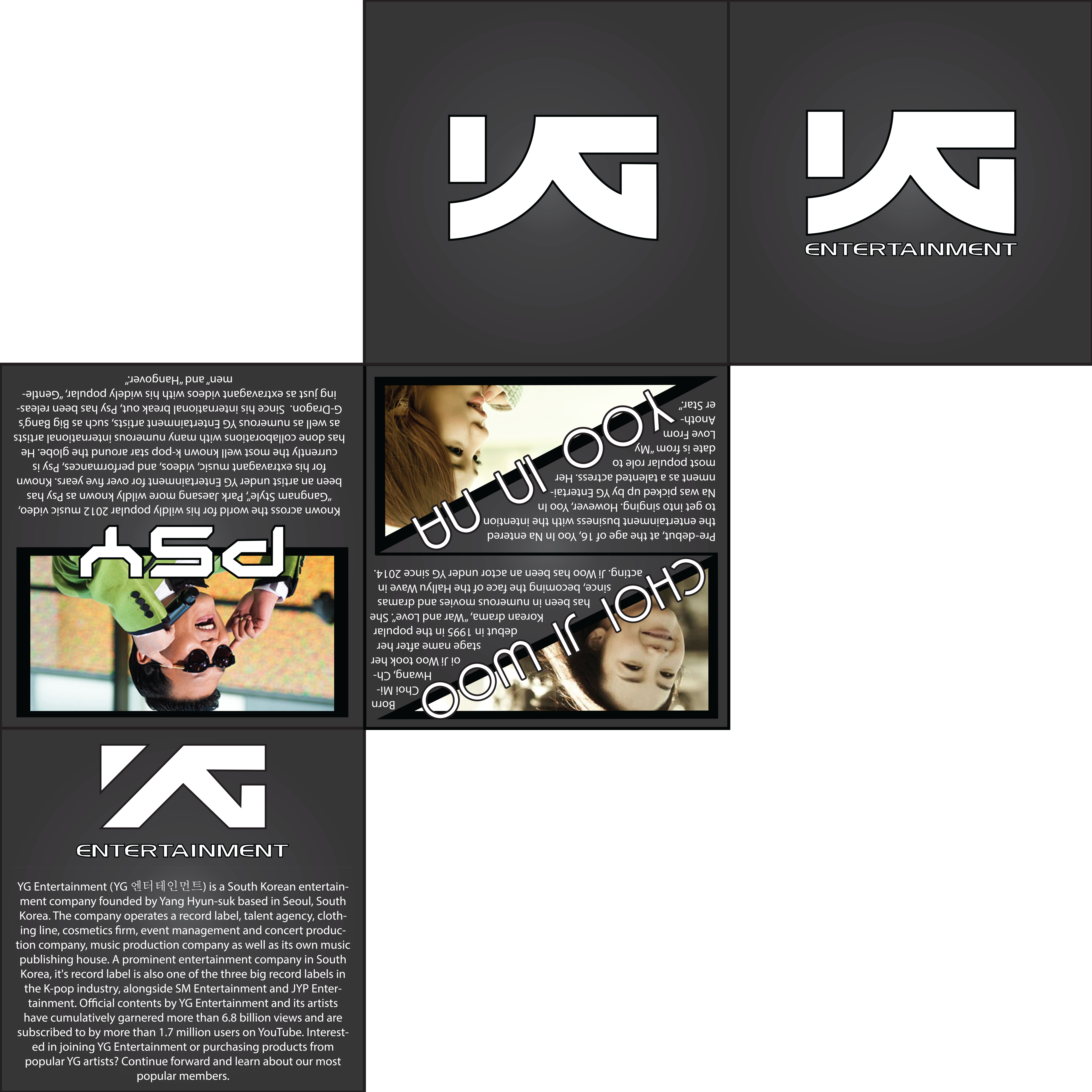 Brochure - Yg Entertainment - Entertainment (4500x4500), Png Download