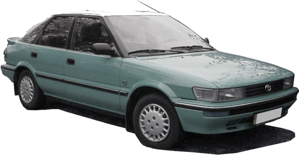 Toyota Corolla E9 - Toyota Corolla 1991 (600x306), Png Download