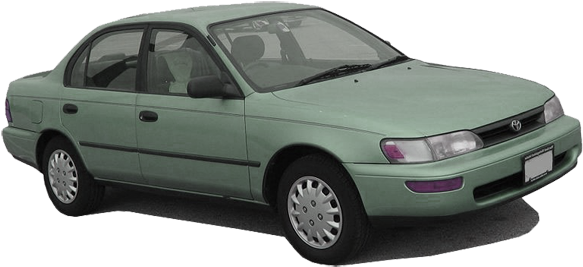 Toyota Corolla E10 - 1994 Toyota Corolla (600x281), Png Download