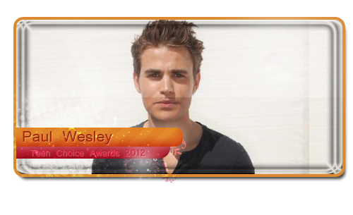 Paul Wesley»photoshoot 2012»teen Choice Awards - Player (500x305), Png Download