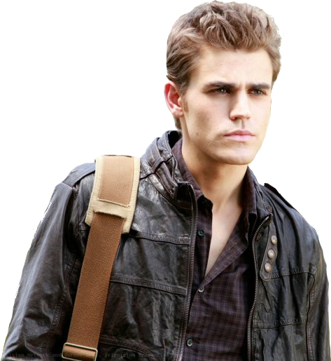 Angel And Stefan Salvatore (473x515), Png Download