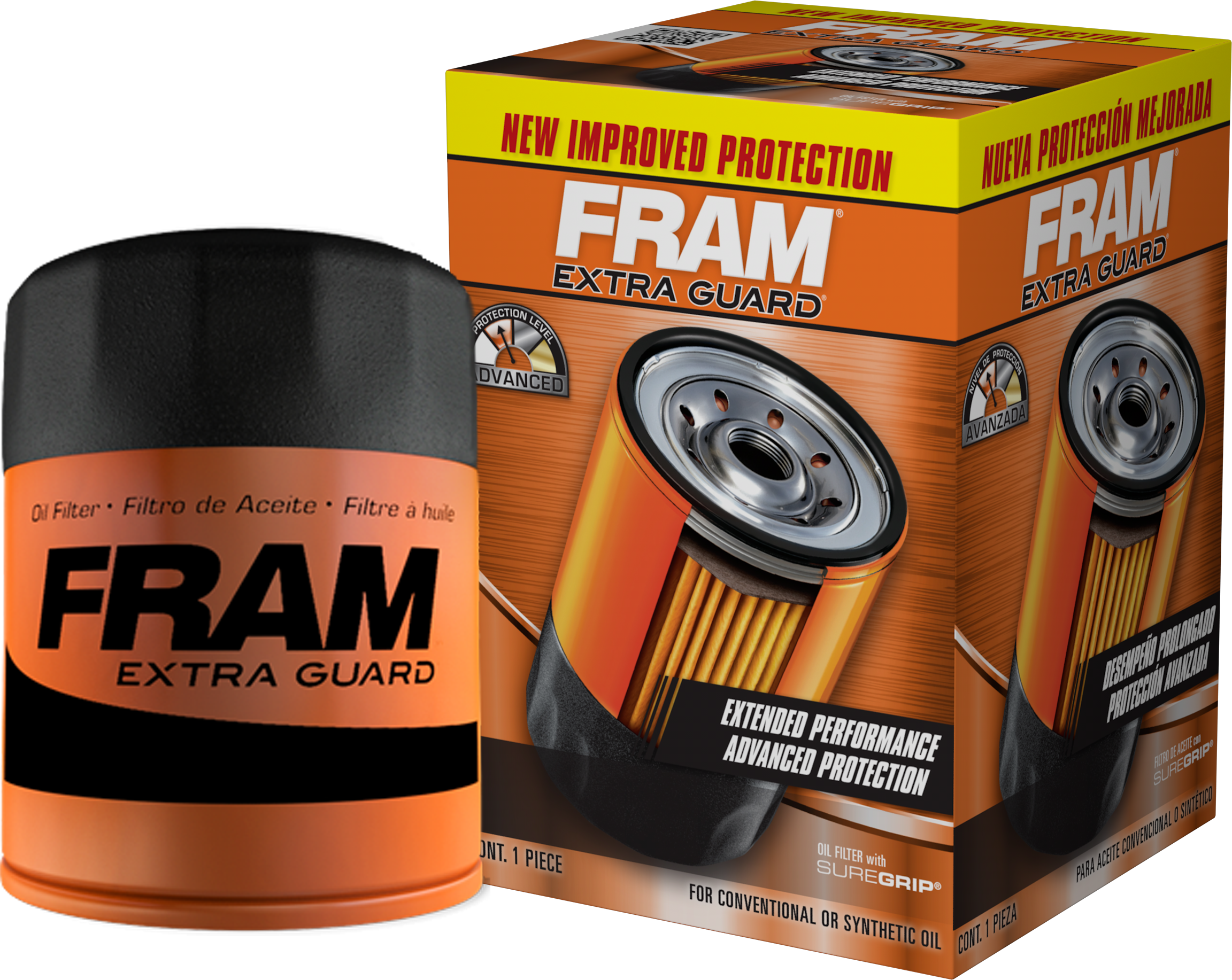 Product Image Product Image - Fram Xtended Guard Xg3614 Oil Filter (2304x1834), Png Download