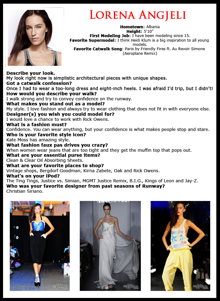 Lorena - Lorena Models Of Runway (720x984), Png Download