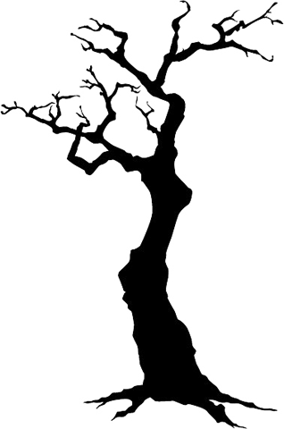 Download Tree-003 - Dead Tree Silhouette Clipart PNG Image with No ...