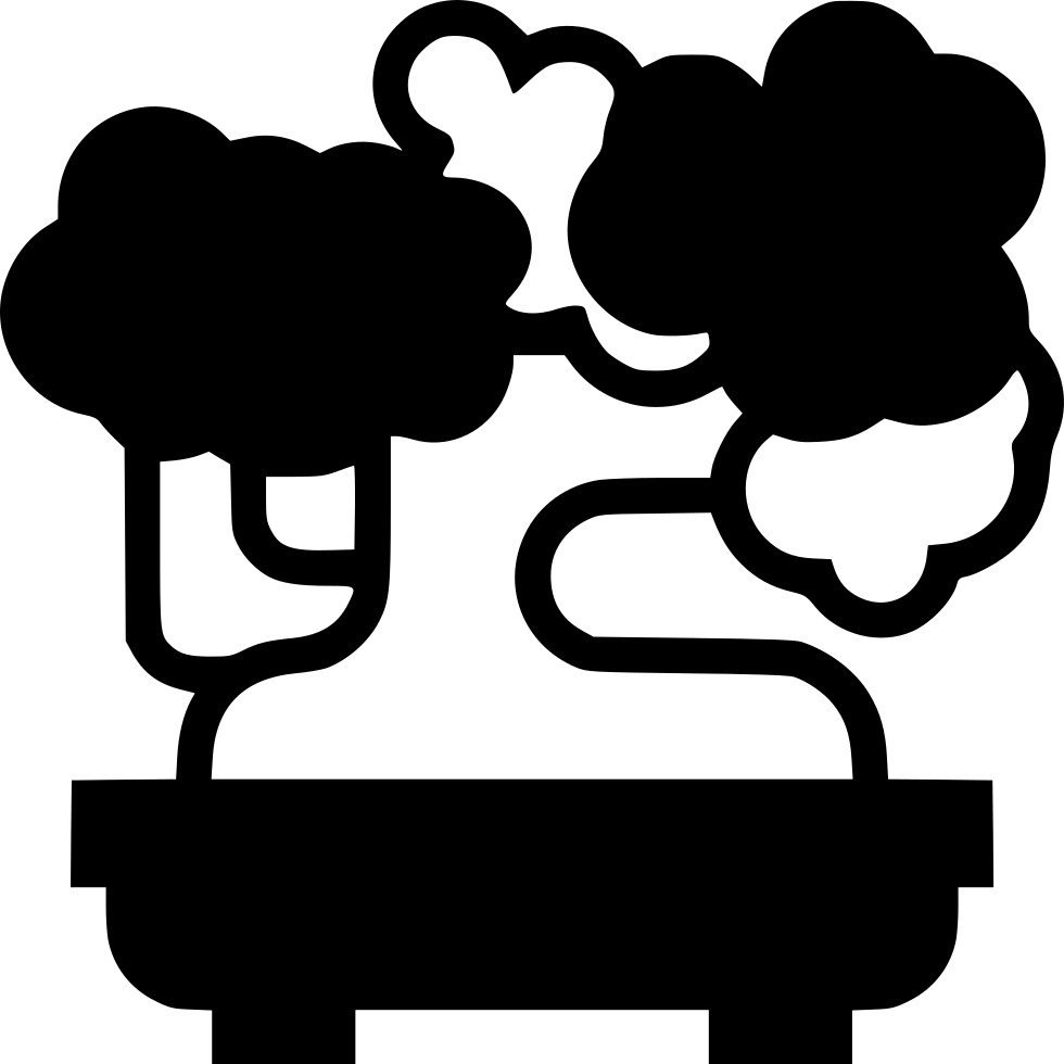 Bonsai Comments - Scalable Vector Graphics (980x980), Png Download