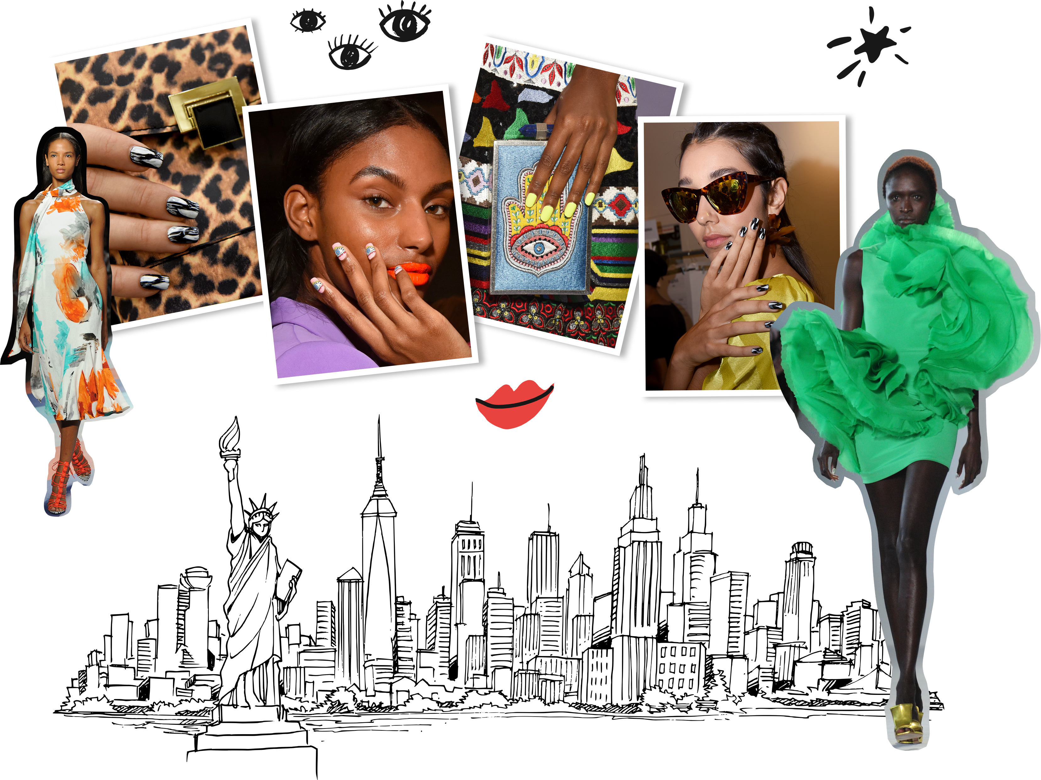In Her Iconic Style, Alice Olivia's Stacey Bendet Created - Runway (3315x2484), Png Download