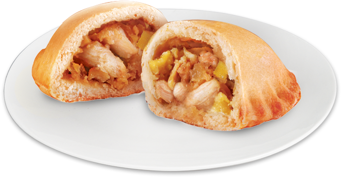 Chicken-empanada - Chicken Empanadas Red Ribbon (745x485), Png Download