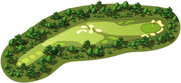 A Great Starting Hole That Sets The Stage For The Links - Golf Course (609x372), Png Download