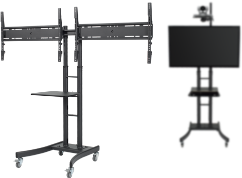 Movable Tv Stand Philippines (537x390), Png Download