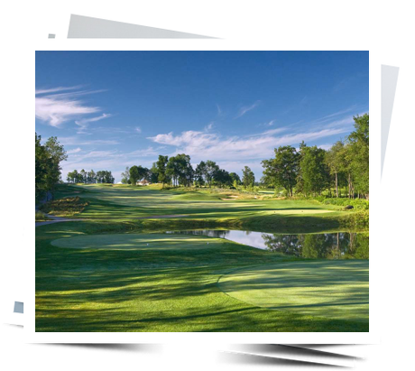 Golf Course With Water Hazards In Belleville, On - Trillium Wood Golf Club (460x411), Png Download