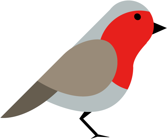 Robins - Bird (600x600), Png Download