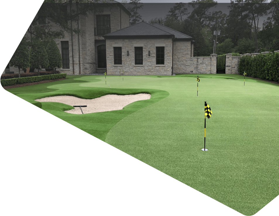 Service Golfgreen Shapped3 - Lawn (953x736), Png Download