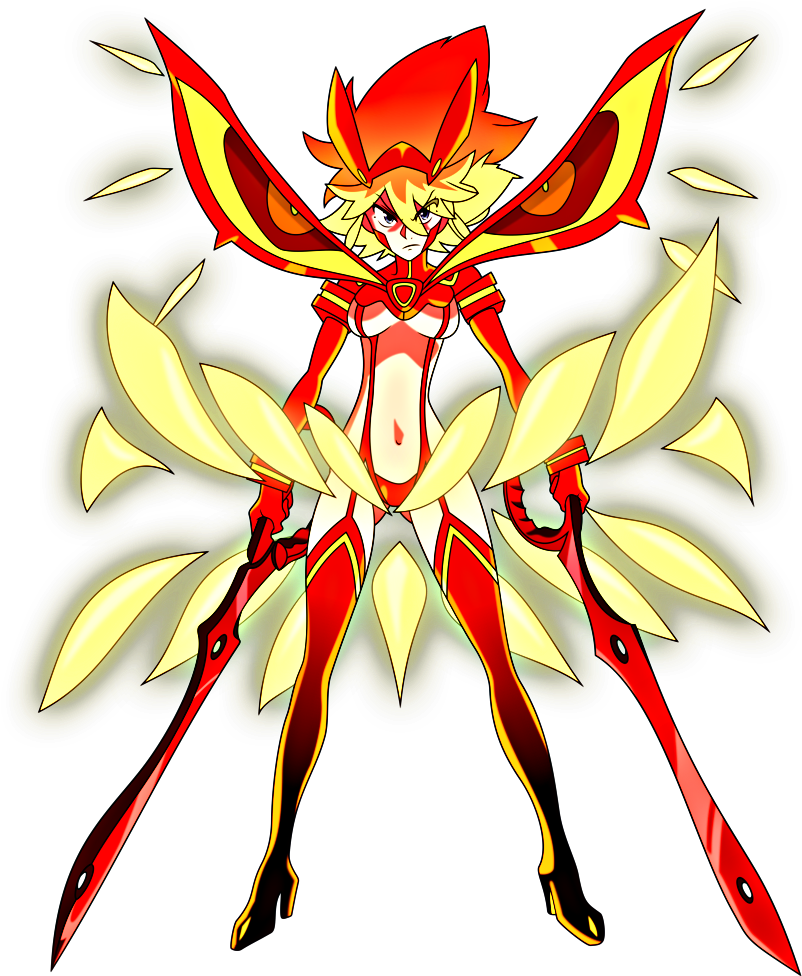 Ryuko Senketsu Kisaragi Form - Ryuko Matoi (813x982), Png Download