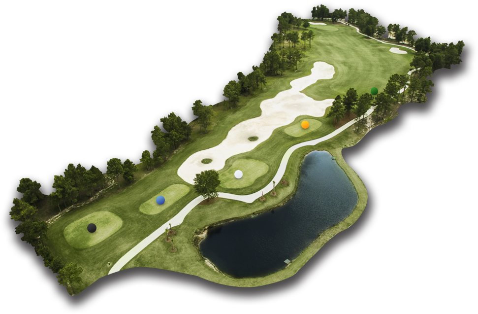 Compass Pointe Golf Club Hole - Compass Pointe Golf Club (971x637), Png Download