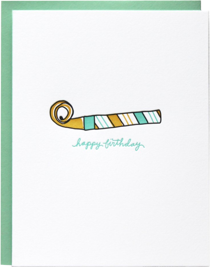 Birthday Horn - Glider (837x1021), Png Download