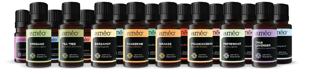 Améo Essential Oils - Ameo Oils (1064x265), Png Download