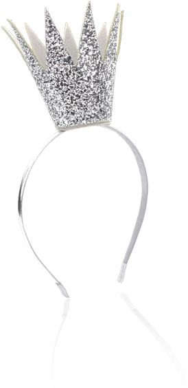 Milk And Soda King Of Queens Headband In Silver - Engagement Ring (600x600), Png Download