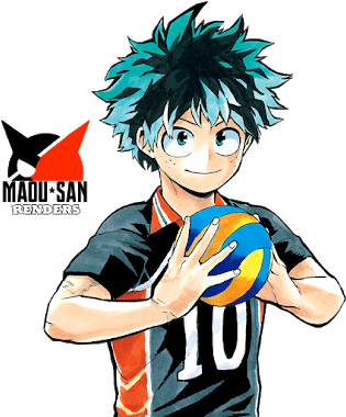 Midoriya- Render - Big Three Boku No Hero (380x380), Png Download