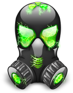 Quekung - Gas Mask Icon (400x400), Png Download